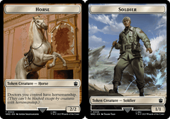 Horse (0004) // Soldier (0008) Double-Sided Token